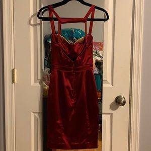 bebe Dresses - Red satin dress bebe Dresses - Red satin dress